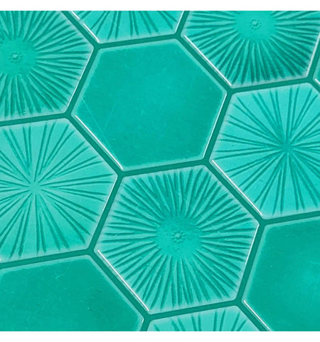 Mosaicowall Icy Peel and Stick wall Tile | Hexagon Kitchen Backsplash Tiles | self Adhesive Tiles for Home Décor