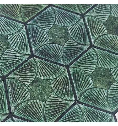 Artistic Sage Green Honeycomb Kitchen Décor Peel and Stick Backsplash Tiles