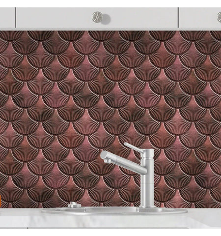 Rose Gold Peel And Stick Wall Tile | Kitchen Backsplash Tiles | Self Adhesive Tiles For Home Décor