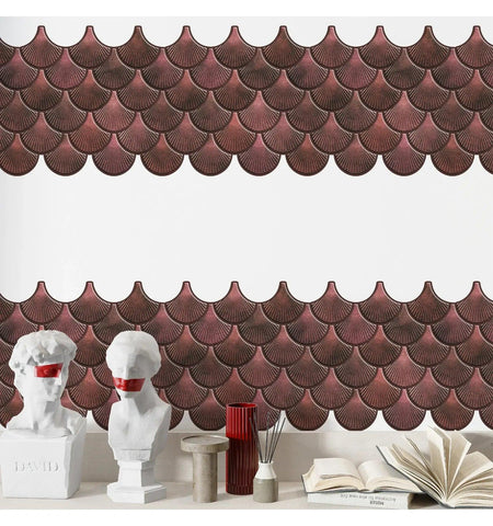 Rose Gold Peel And Stick Wall Tile | Kitchen Backsplash Tiles | Self Adhesive Tiles For Home Décor