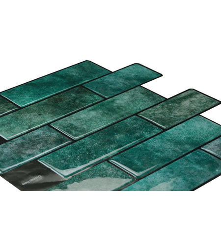 Green Peel and Stick Tiles | Peel and Stick Tiles for Backsplash