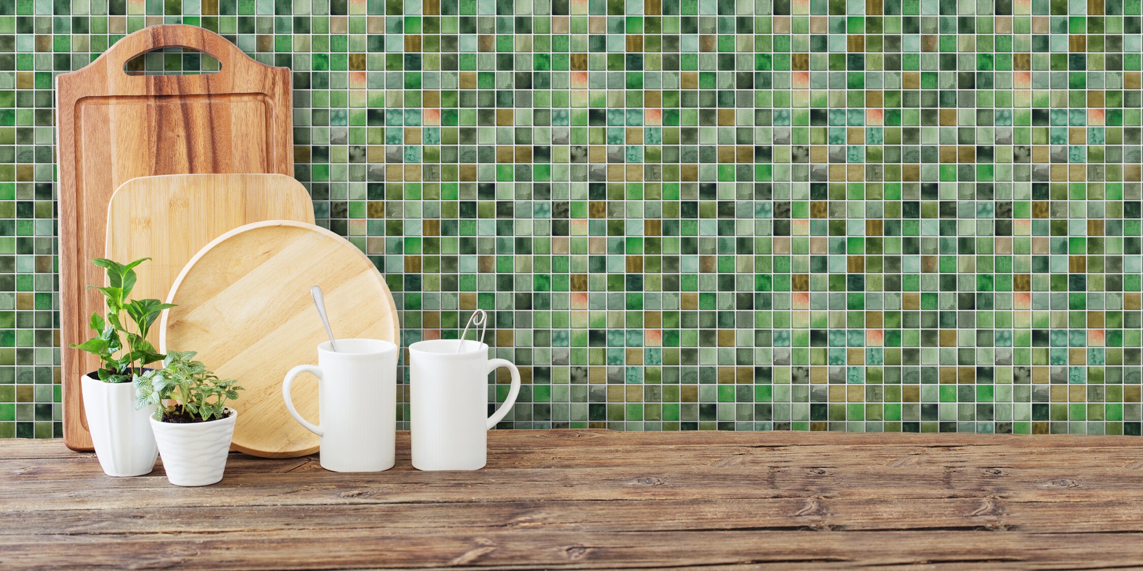 Peel and Stick Self adhesive Backsplash DIY Kitchen Bathroom Home Wall tile