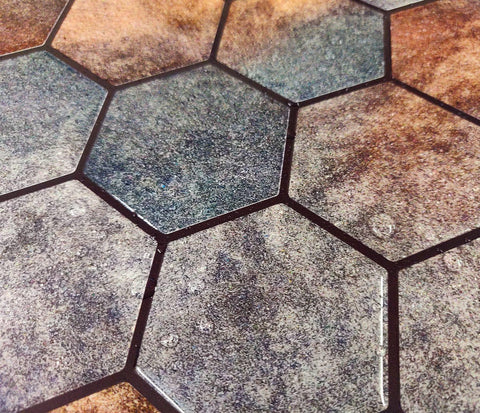 Copper peel and stick mosaic tiles | Peel and Stick kitchen tiles