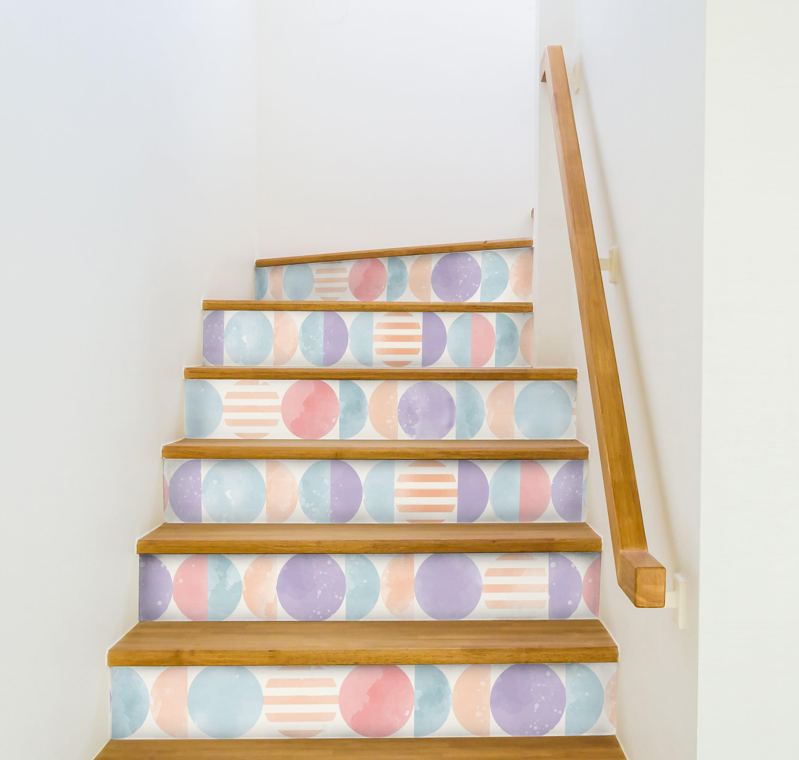 Colorful Decorative Stair Riser – Mosaicowall