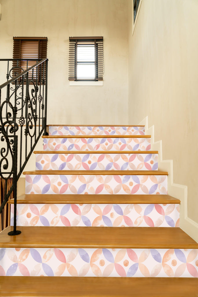 Colorful Decorative Stair Riser – Mosaicowall
