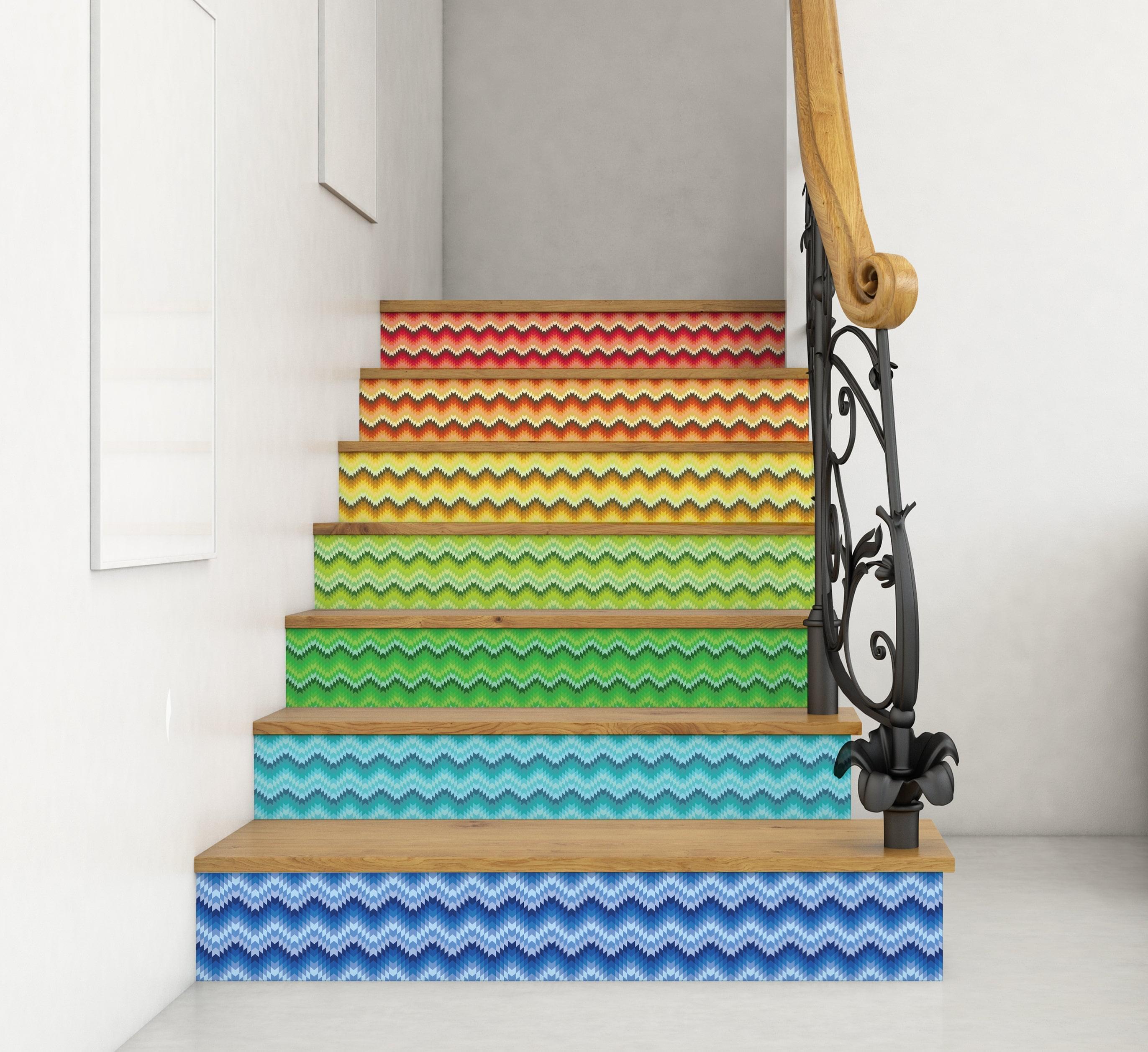 Colorful Decorative Stair Riser