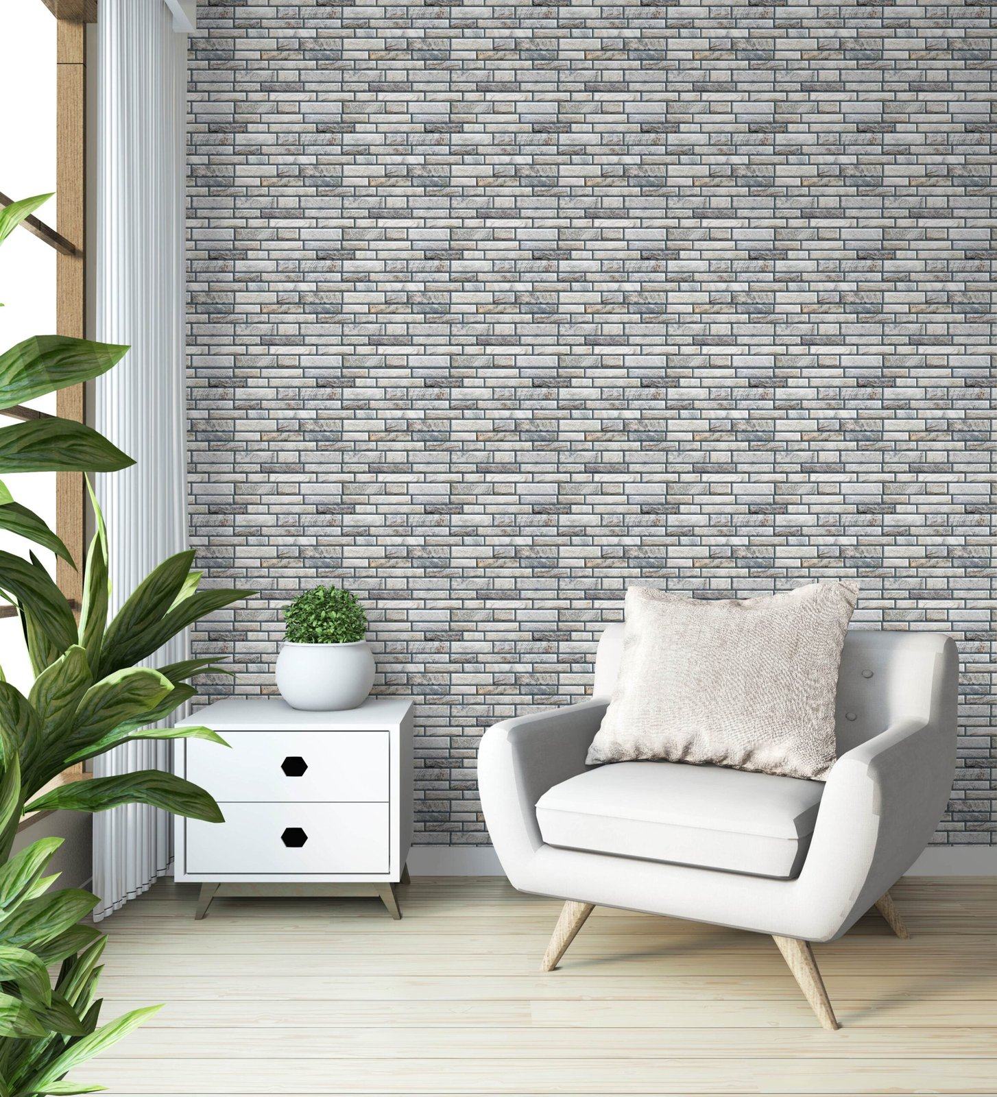 Peel and Stick 3D Tiles Raw Stone Peel and Stick Tiles - Mosaicowall Mosaicowall Raw Stone Peel and Stick Tiles