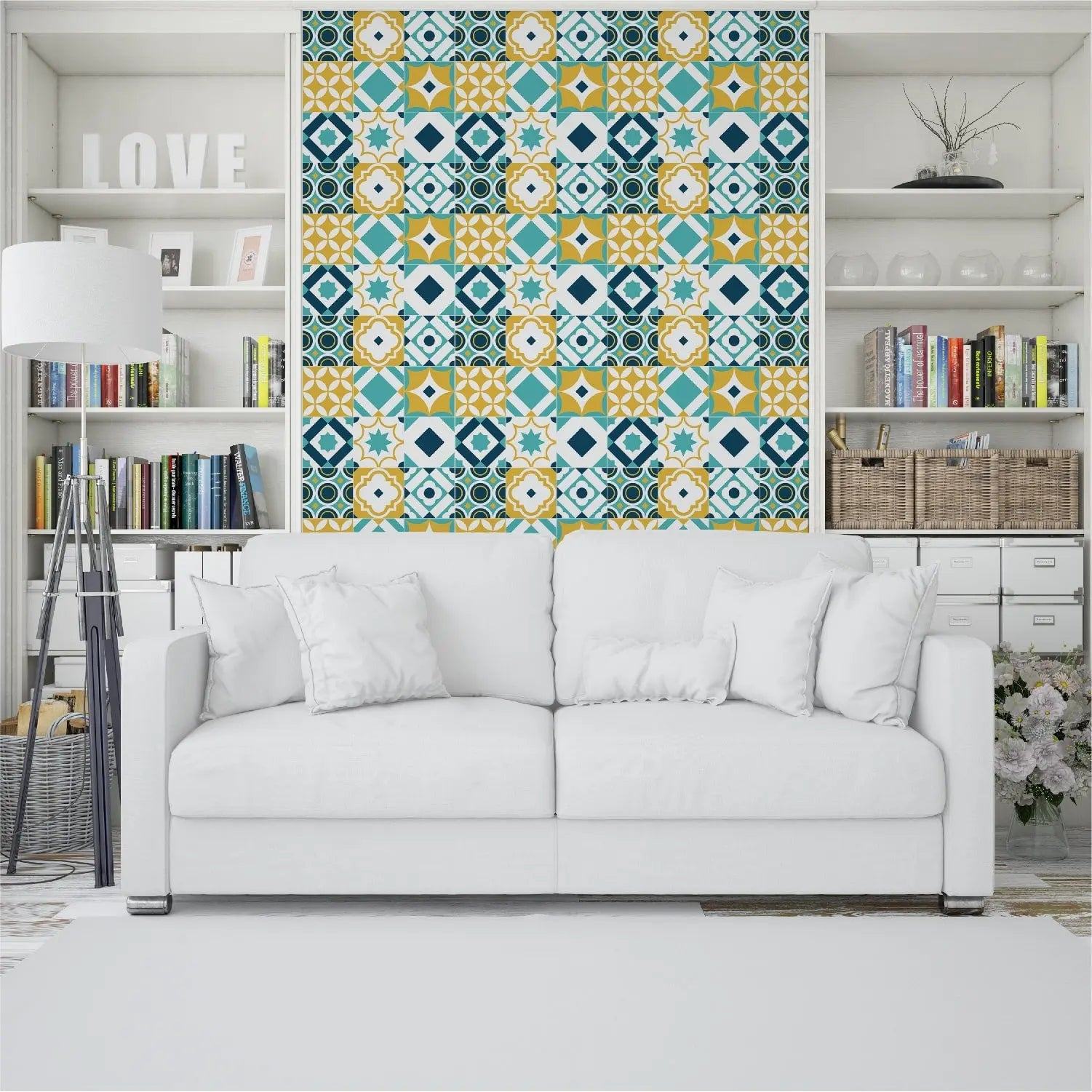 Tile Stickers Turkish Tile Stickers - Mosaicowall Mosaicowall Turkish Tile Stickers