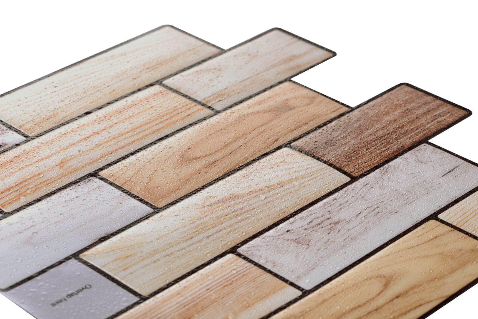 Brown Peel and Stick Tiles