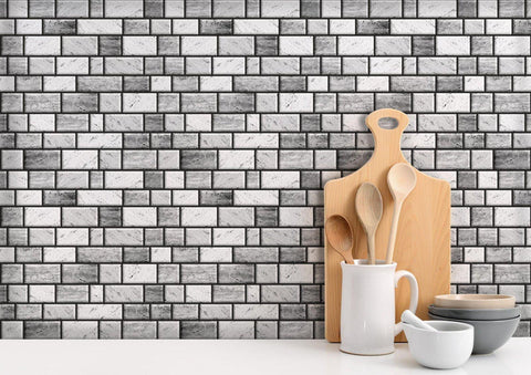 Earl Grey Cobblestone Peel and Stick tiles | stone peel & stick gel tiles