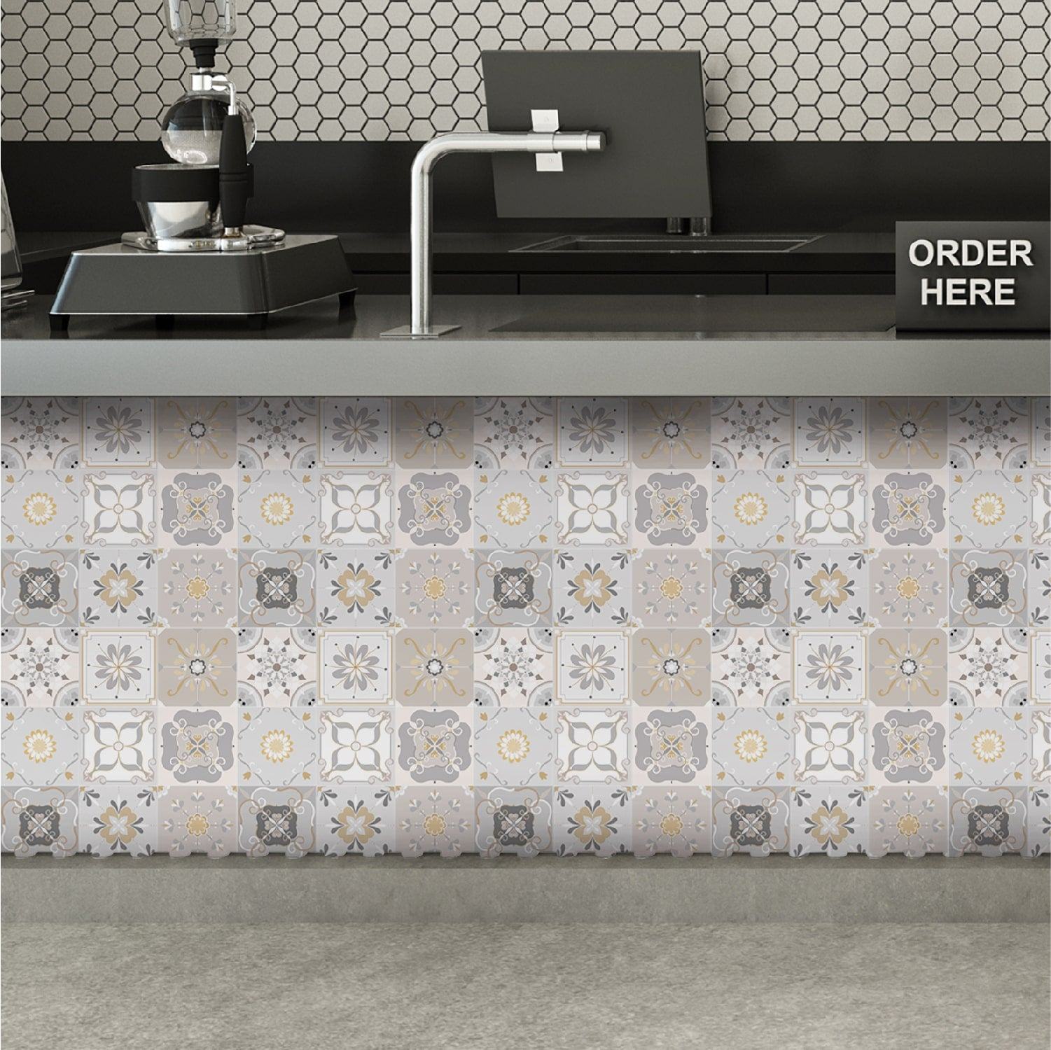 Tile Stickers Patio Tile Stickers - Mosaicowall Mosaicowall Patio Tile Stickers