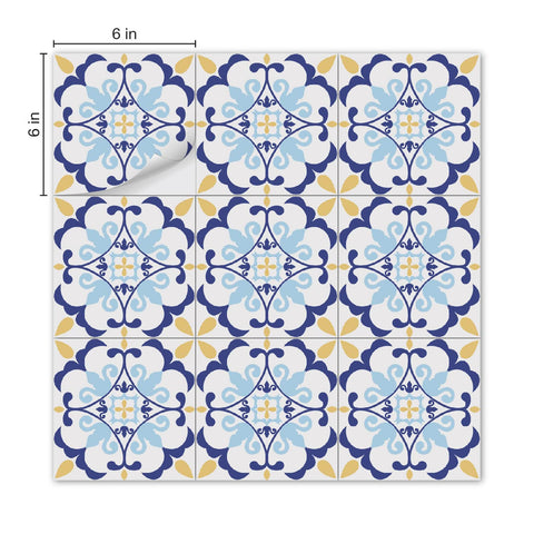 Tile Stickers Moroccan Tile Stickers - Mosaicowall Mosaicowall Moroccan Tile Stickers