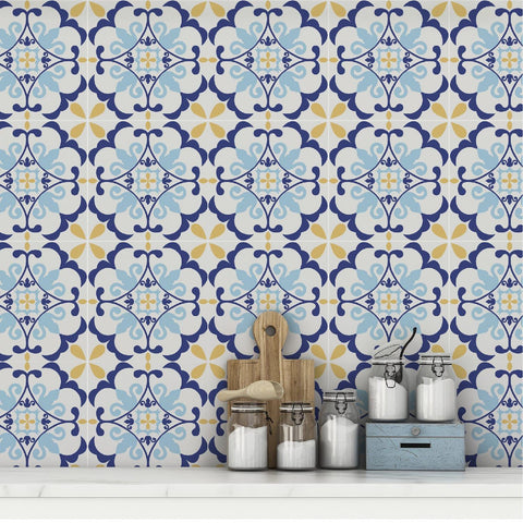Tile Stickers Moroccan Tile Stickers - Mosaicowall Mosaicowall Moroccan Tile Stickers