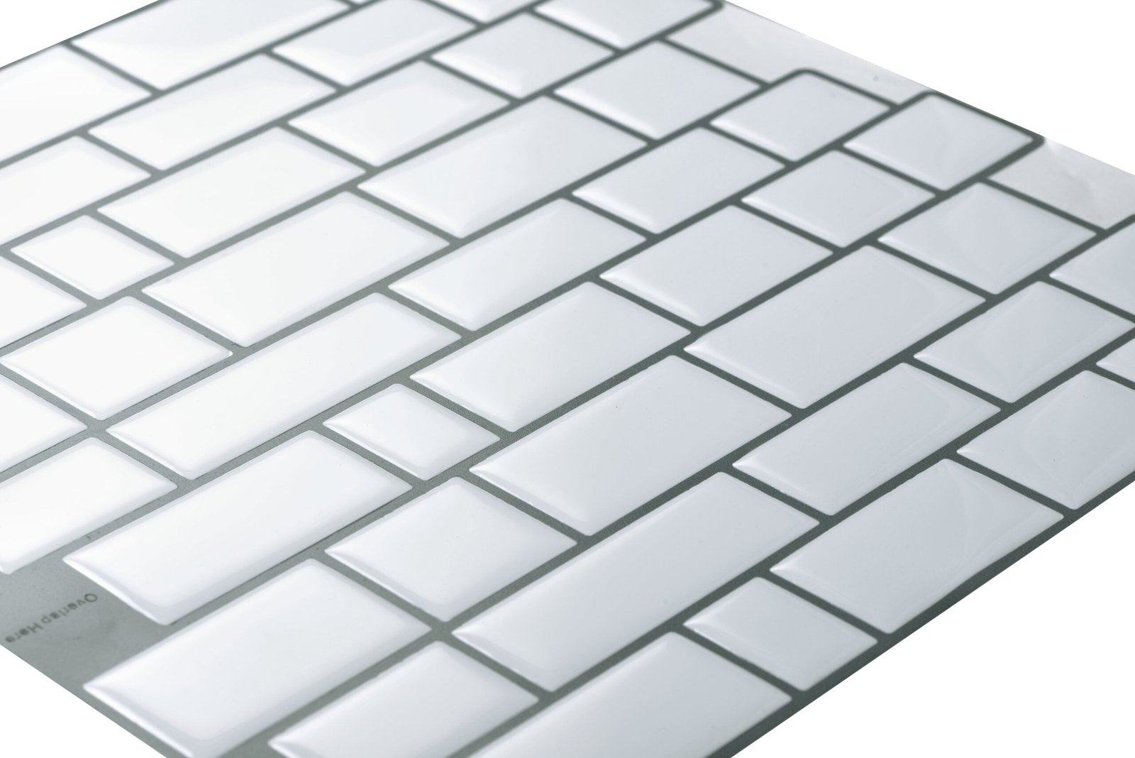 Peel and Stick 3D Tiles White Bricks Peel and Stick Tiles - Mosaicowall Mosaicowall White Bricks Peel and Stick Tiles